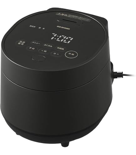 Amazon | RC-ISA30-B ブラック IHジャー炊飯器 3合 | アイリスオーヤマ